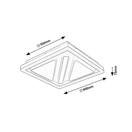 Rabalux - LED Hämardatav laevalgusti LED/73W/230V + kaugjuhtimispult