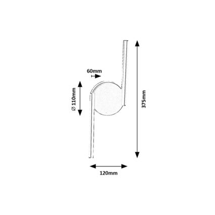 Rabalux - LED Seinavalgusti LED/8W/230V 4000K