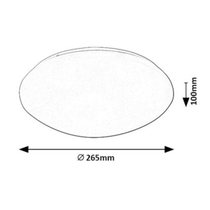 Rabalux - LED Laevalgusti koos anduriga LED/12W/230V IP44 4000K