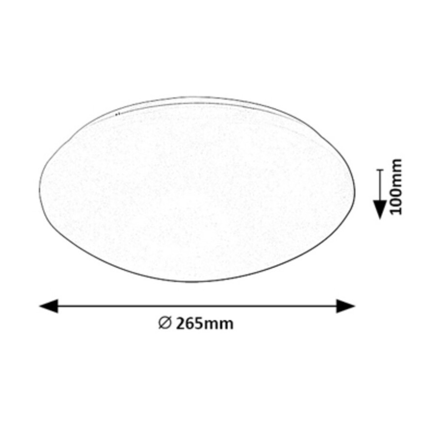 Rabalux - LED Laevalgusti koos anduriga LED/12W/230V IP44 4000K