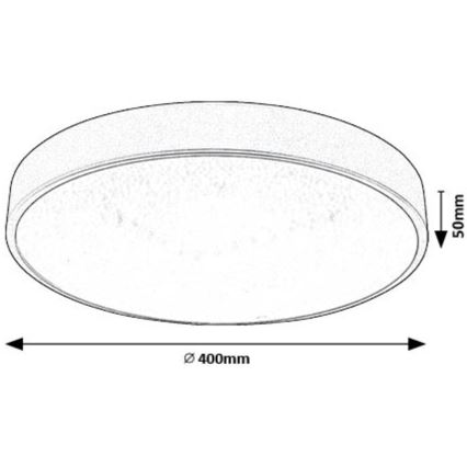 Rabalux - LED Laevalgusti LED/24W/230V 4000K d. 40 cm