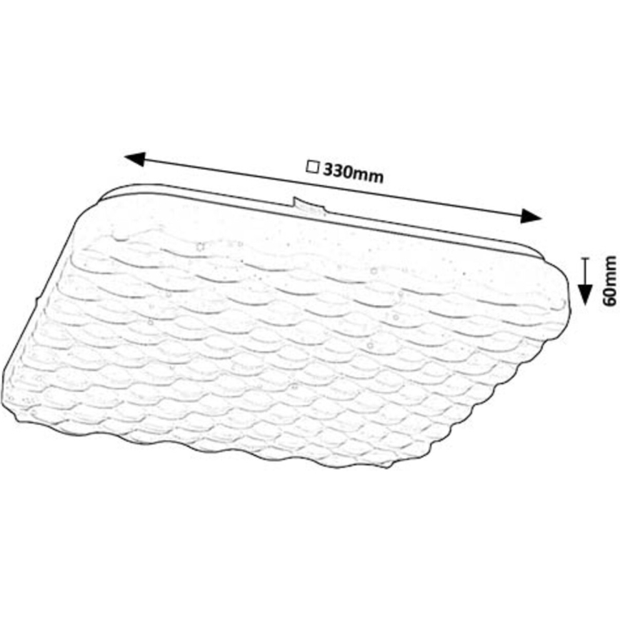 Rabalux - LED Laevalgusti LED/24W/230V 4000K 33x33 cm