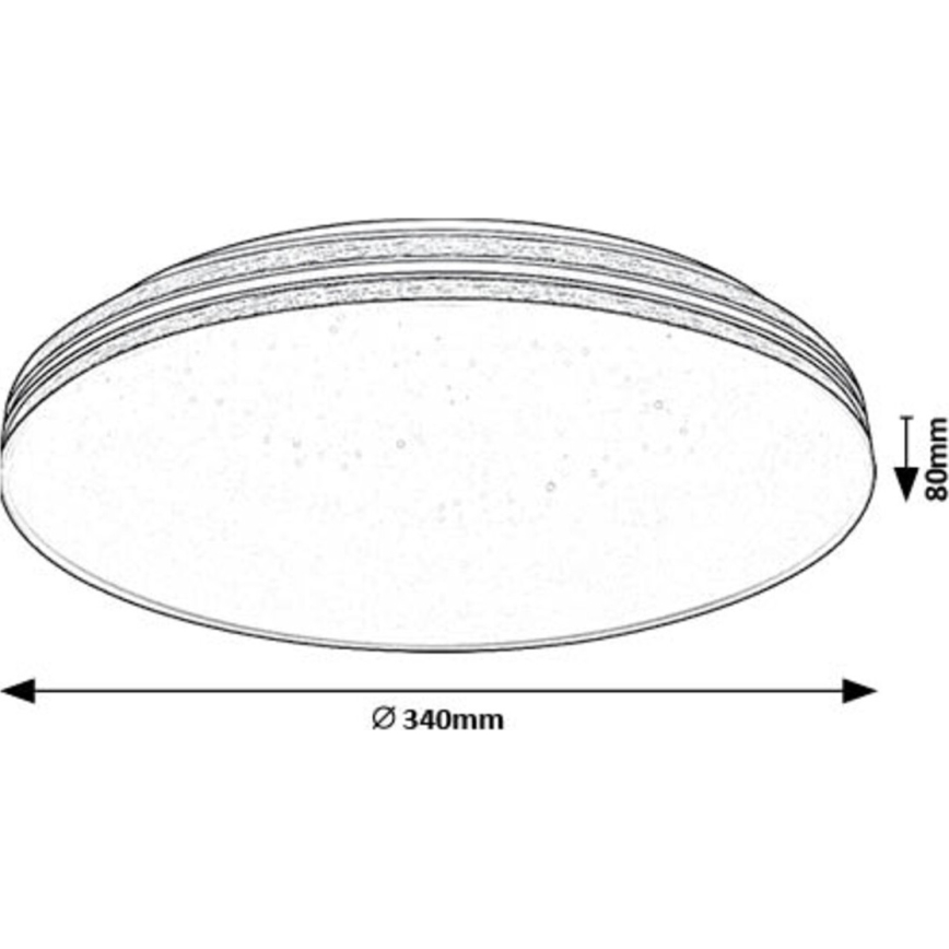 Rabalux - LED Laevalgusti LED/18W/230V 3000K d. 34 cm