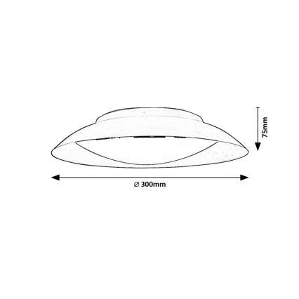 Rabalux - LED Laevalgusti LED/20W/230V 3000K d. 30 cm