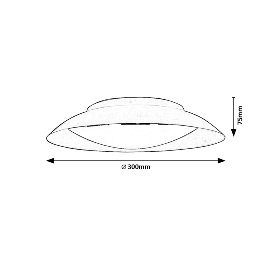 Rabalux - LED Laevalgusti LED/20W/230V 3000K d. 30 cm