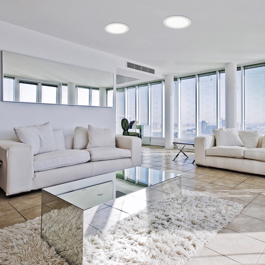 Rabalux - LED Süvistatav valgusti LED/18W/230V 3000K d. 22 cm valge