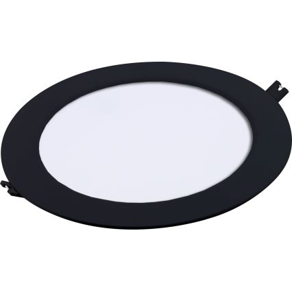 Rabalux - LED Süvistatav valgusti LED/18W/230V d. 22 cm must