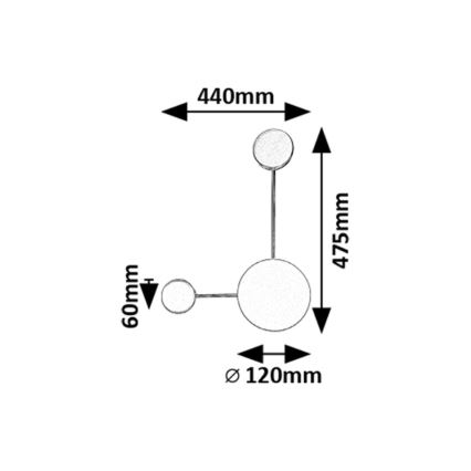 Rabalux - LED Seinavalgusti LED/7W/230V 3000K