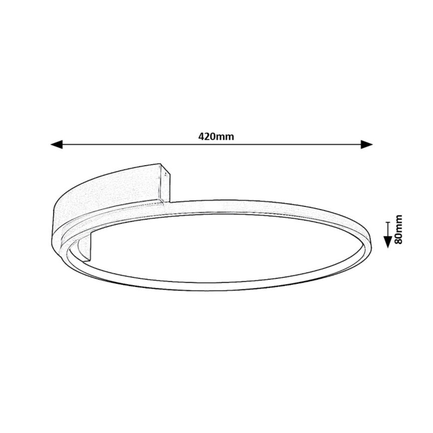 Rabalux - LED Laevalgusti LED/23W/230V