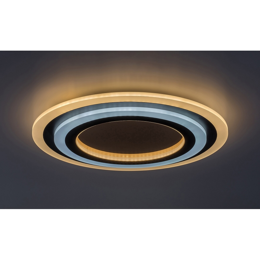 Rabalux - LED Hämardatav laevalgusti LED/56W/230V 3000/4000/6000K matt kroom/must + kaugjuhtimispult