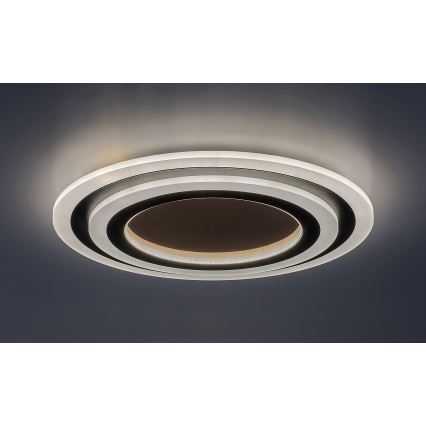 Rabalux - LED Hämardatav laevalgusti LED/56W/230V 3000/4000/6000K matt kroom/must + kaugjuhtimispult