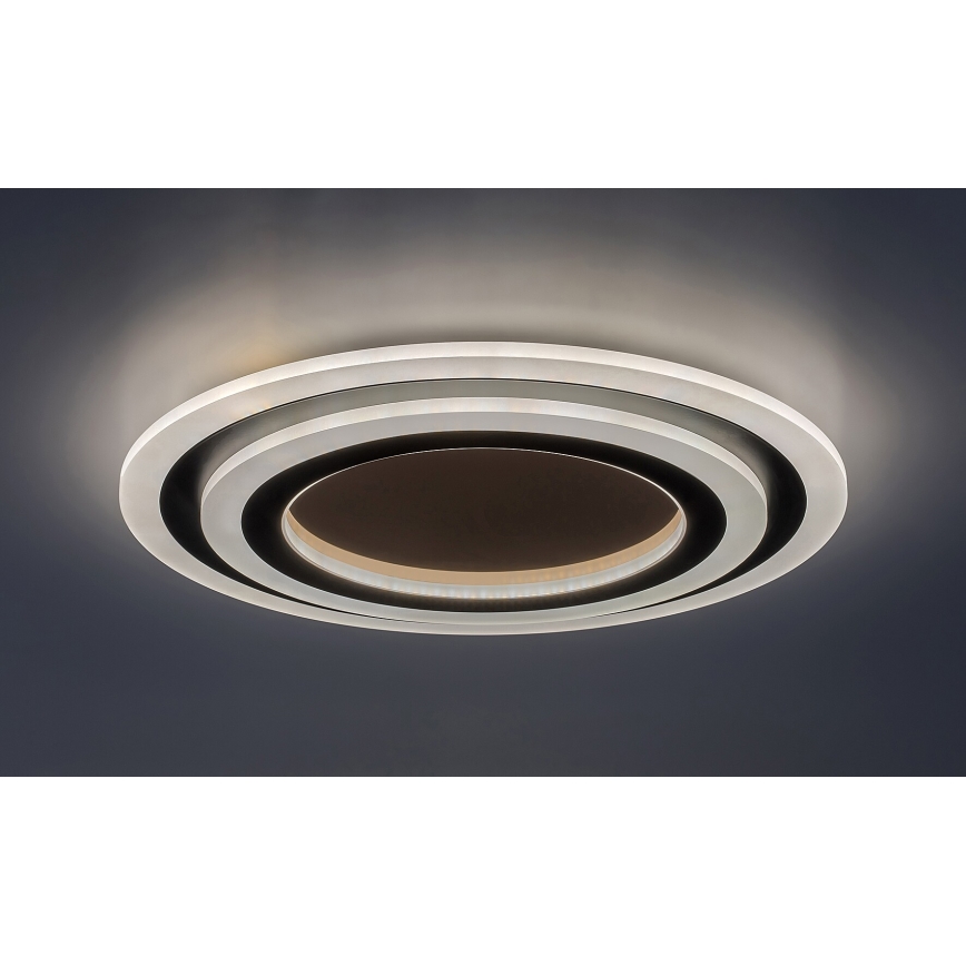 Rabalux - LED Hämardatav laevalgusti LED/56W/230V 3000/4000/6000K matt kroom/must + kaugjuhtimispult