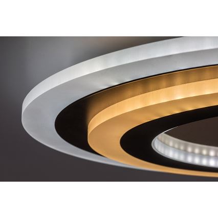 Rabalux - LED Hämardatav laevalgusti LED/56W/230V 3000/4000/6000K matt kroom/must + kaugjuhtimispult