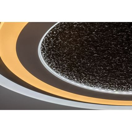 Rabalux - LED hämardatav laelamp LED/56W/230V 3000/4000/6000K must + kaugjuhtimispult Ø 45 cm