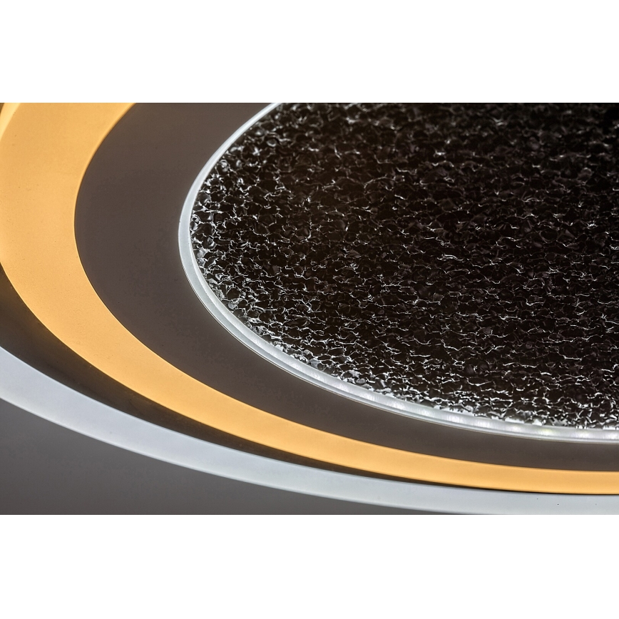 Rabalux - LED hämardatav laelamp LED/56W/230V 3000/4000/6000K must + kaugjuhtimispult Ø 45 cm