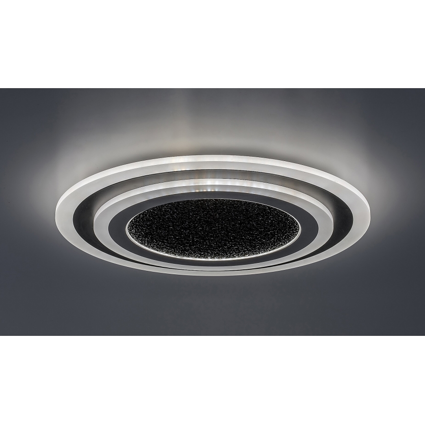 Rabalux - LED Hämardatav laevalgusti LED/56W/230V 3000/4000/6000K must + kaugjuhtimispult