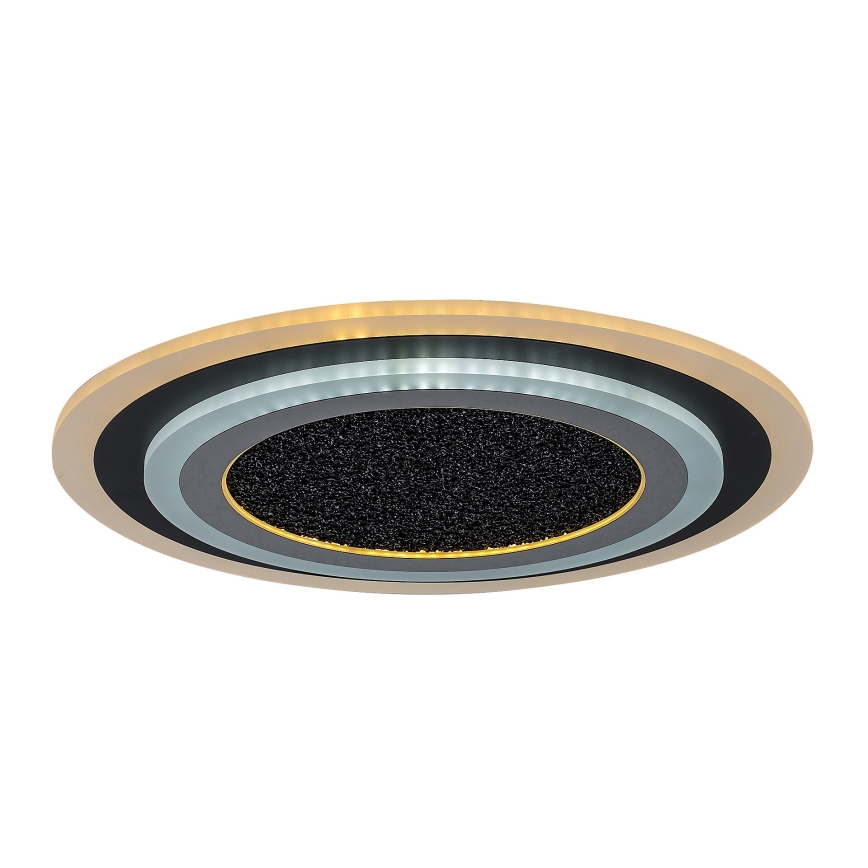 Rabalux - LED Hämardatav laevalgusti LED/56W/230V 3000/4000/6000K must + kaugjuhtimispult