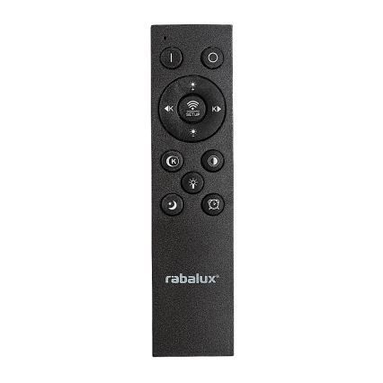 Rabalux - LED Hämardatav laevalgusti LED/56W/230V 3000/4000/6000K must + kaugjuhtimispult