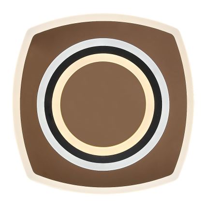 Rabalux - hämardatav LED-laelamp LED/60W/230V 3000/4000/6000K mattkroom/must + kaugjuhtimispult 48x48 cm