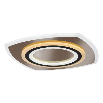 Rabalux - hämardatav LED-laelamp LED/60W/230V 3000/4000/6000K mattkroom/must + kaugjuhtimispult 48x48 cm