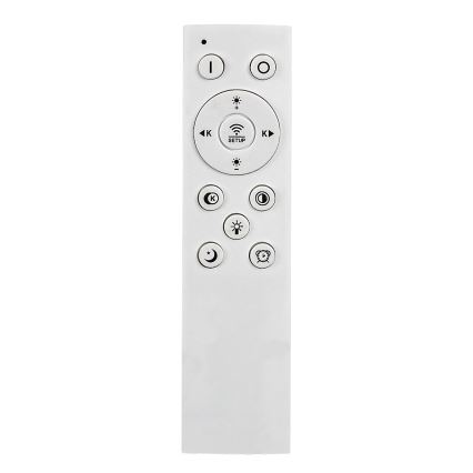 Rabalux - hämardatav LED-laelamp LED/60W/230V 3000/4000/6000K mattkroom/must + kaugjuhtimispult 48x48 cm