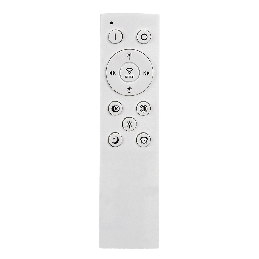 Rabalux - hämardatav LED-laelamp LED/60W/230V 3000/4000/6000K mattkroom/must + kaugjuhtimispult 48x48 cm