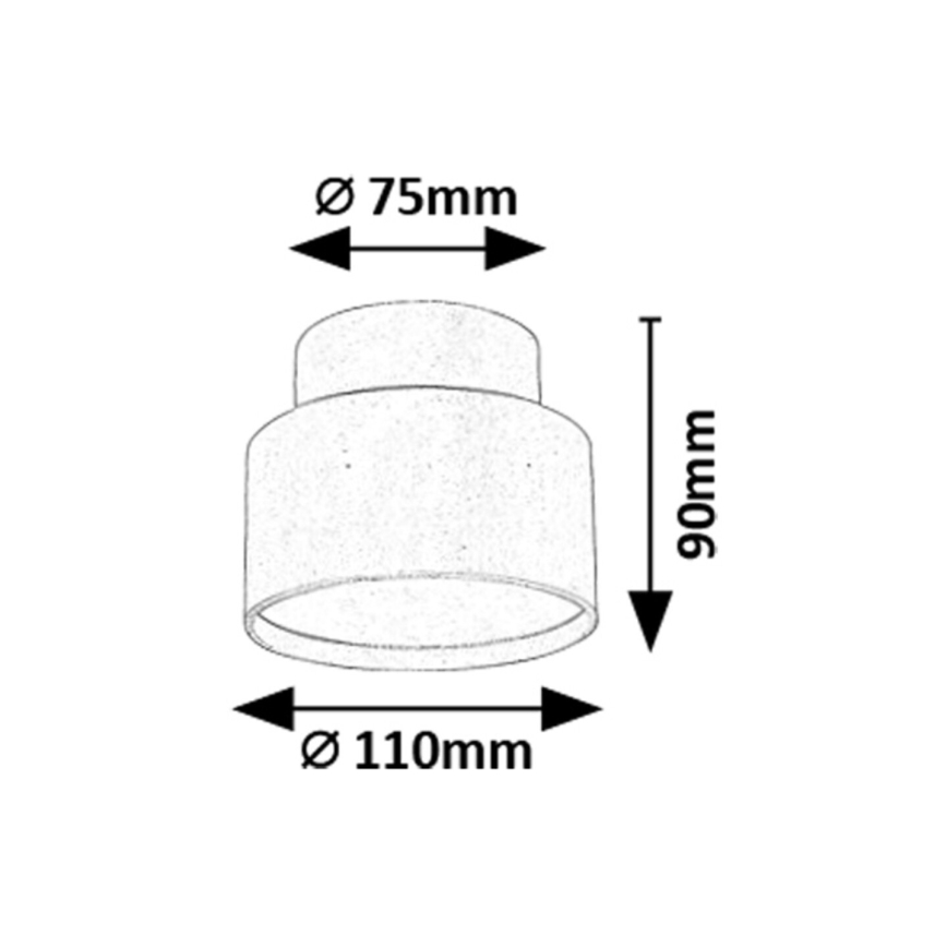 Rabalux - LED Laevalgusti LED/16W/230V 3000K must