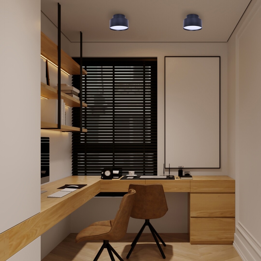 Rabalux - LED laevalgusti LED/24W/230V 3000K must Ø 14 cm