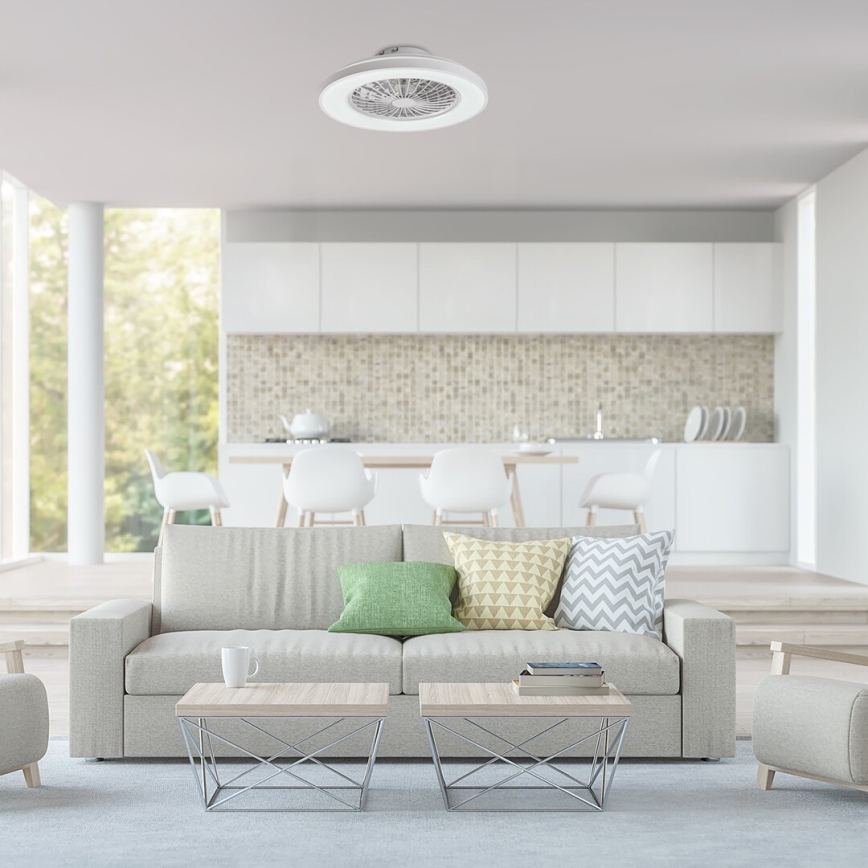 Rabalux - LED Hämardatav laeventilaator valgustiga LED/48W/230V 3000-6500K + kaugjuhtimispult