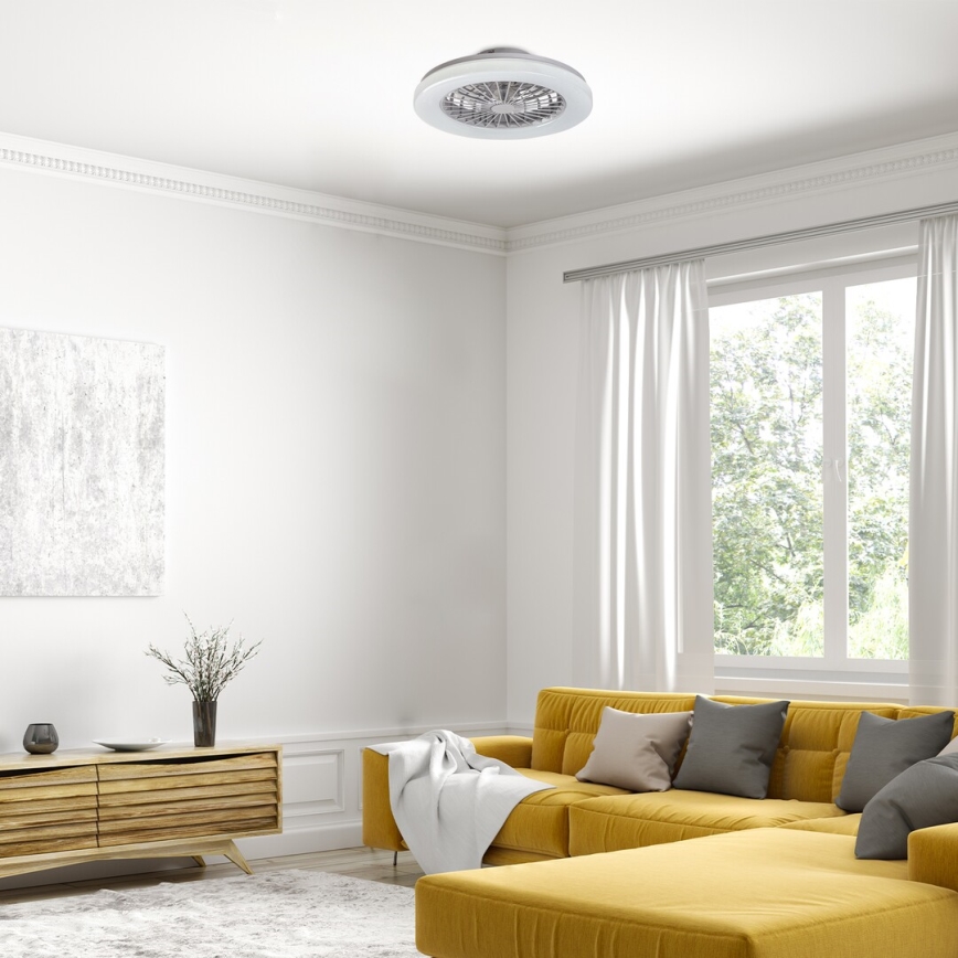 Rabalux - LED RGB Hämardatav laeventilaator valgustiga LED/48W/230V 3000-6500K + kaugjuhtimispult