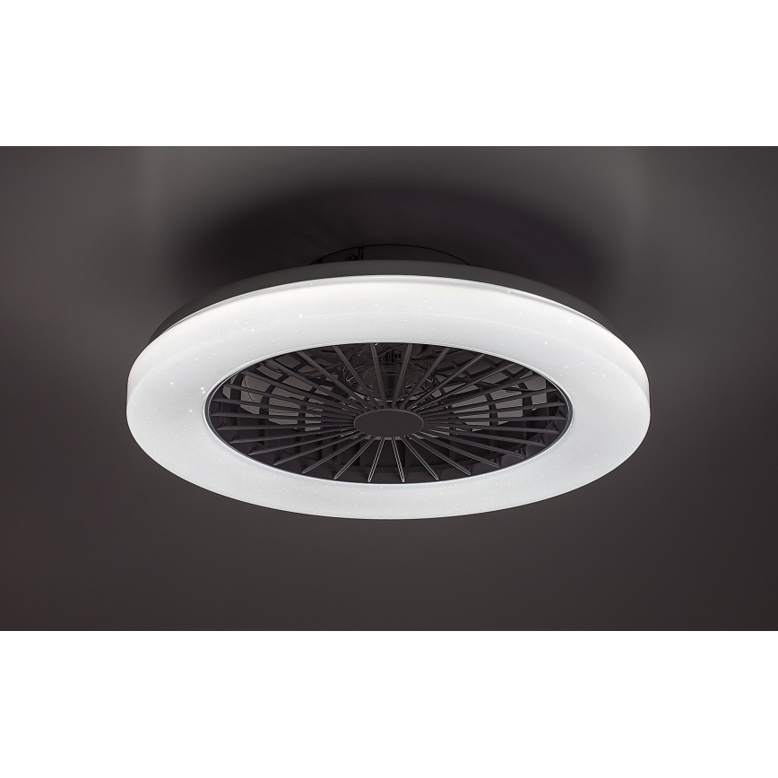 Rabalux - LED RGB Hämardatav laeventilaator valgustiga LED/48W/230V 3000-6500K + kaugjuhtimispult
