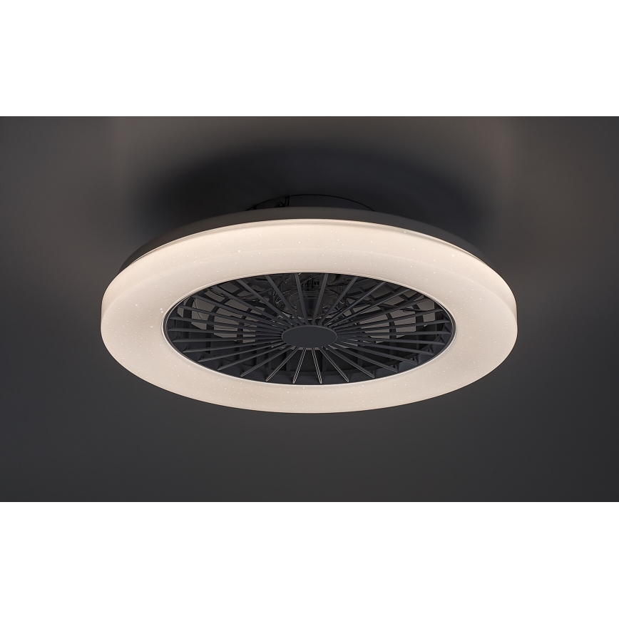 Rabalux - LED RGB Hämardatav laeventilaator valgustiga LED/48W/230V 3000-6500K + kaugjuhtimispult