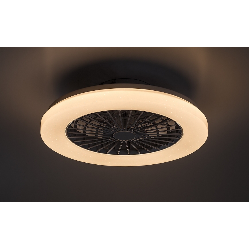 Rabalux - LED RGB Hämardatav laeventilaator valgustiga LED/48W/230V 3000-6500K + kaugjuhtimispult