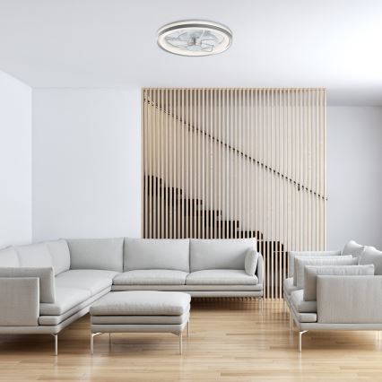 Rabalux - LED Hämardatav laeventilaator valgustiga LED/40W/230V 3000/4000/6000K Wi-Fi + kaugjuhtimispult