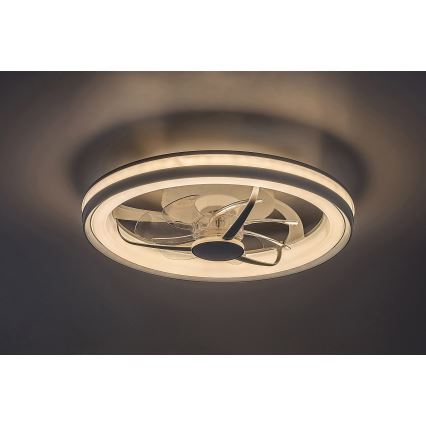 Rabalux - LED Hämardatav laeventilaator valgustiga LED/40W/230V 3000/4000/6000K Wi-Fi + kaugjuhtimispult