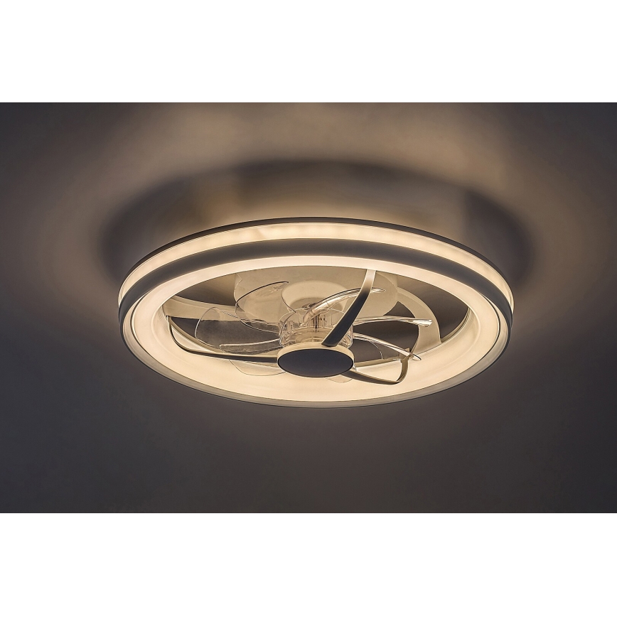Rabalux - LED Hämardatav laeventilaator valgustiga LED/40W/230V 3000/4000/6000K Wi-Fi + kaugjuhtimispult