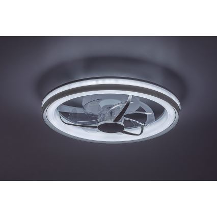 Rabalux - LED Hämardatav laeventilaator valgustiga LED/40W/230V 3000/4000/6000K Wi-Fi + kaugjuhtimispult