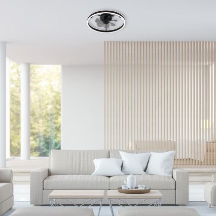 Rabalux - LED Hämardatav laeventilaator valgustiga LED/40W/230V 3000/4000/6000K Wi-Fi + kaugjuhtimispult