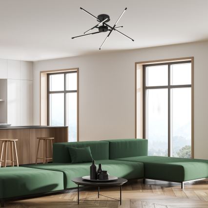 Rabalux - LED Pinnale kinnitatav lühter LED/40W/230V 3000K must