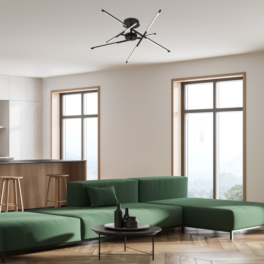 Rabalux - LED Pinnale kinnitatav lühter LED/40W/230V 3000K must