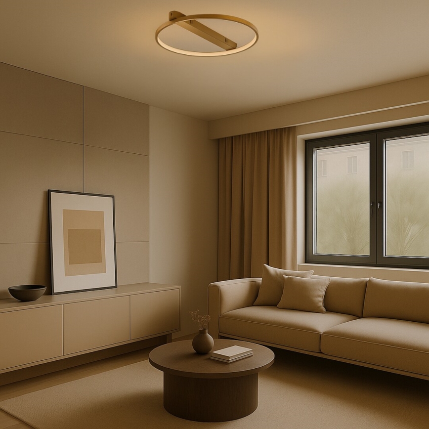 Rabalux - LED laelamp 45W/230V, 3000K, 50x55 cm, kuldne