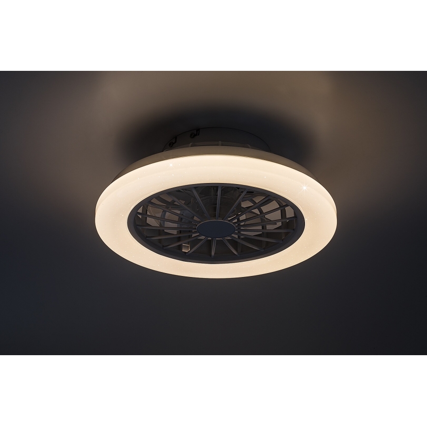 Rabalux - Hämardatav laevalgusti ventilaatoriga LED/24W/230V 3000-6500K + kaugjuhtimispult