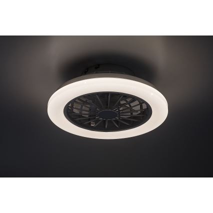 Rabalux - hämardatav laelamp ventilaatoriga LED/24W/230V 3000-6500K + kaugjuhtimispult