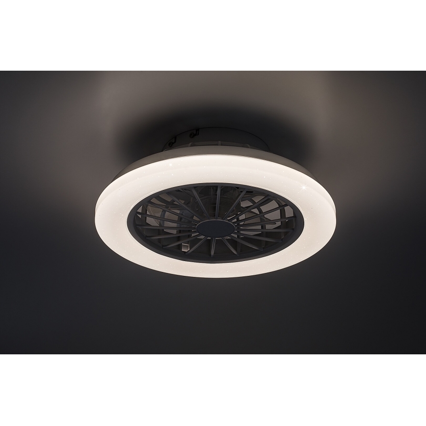 Rabalux - hämardatav laelamp ventilaatoriga LED/24W/230V 3000-6500K + kaugjuhtimispult
