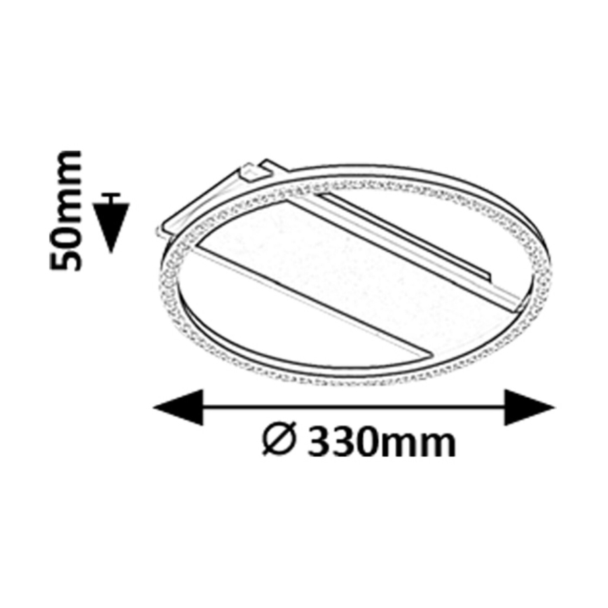 Rabalux - LED Laevalgusti LED/24W/230V 3000K