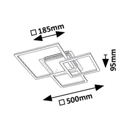 Rabalux - LED Laevalgusti LED/40W/230V 3000K