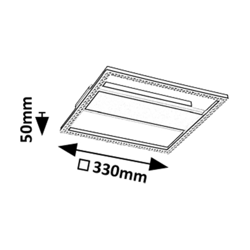 Rabalux - LED Laevalgusti LED/24W/230V 4000K