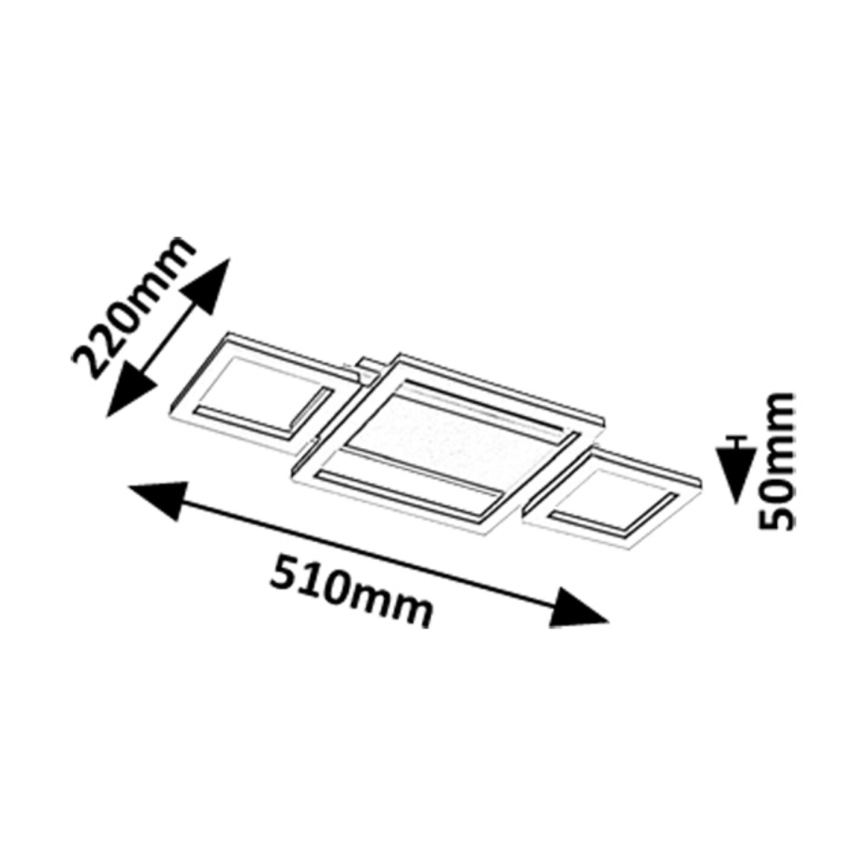Rabalux - LED Laevalgusti LED/24W/230V 4000K
