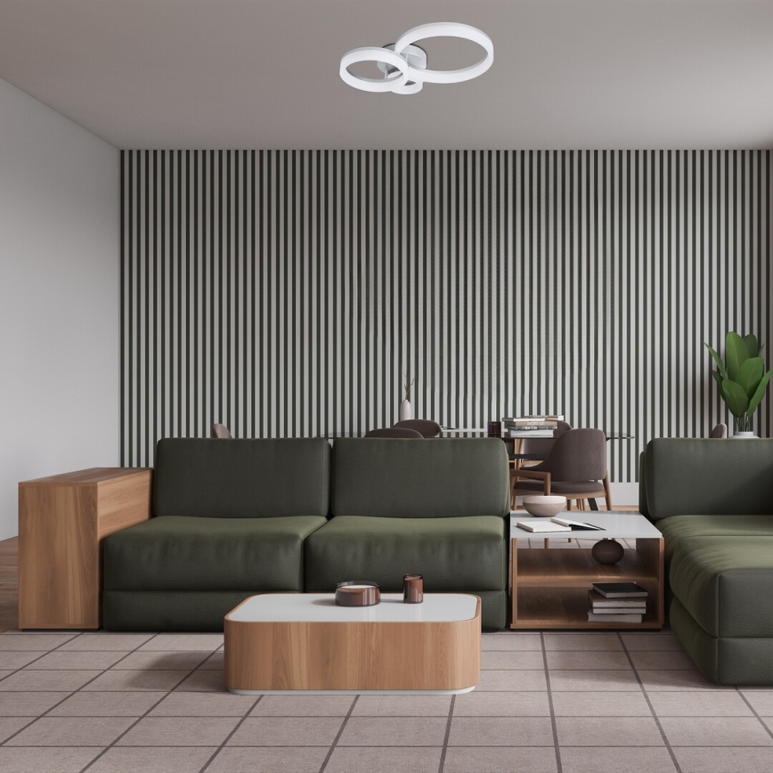 Rabalux - LED laelamp LED/24W/230V 3000/4000/6500K 38x51 cm matistatud kroom