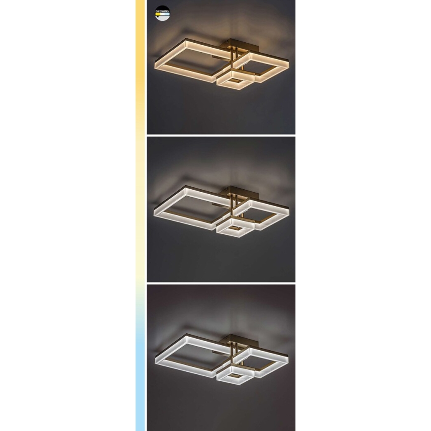 Rabalux - LED Laevalgusti LED/22W/230V 3000/4000/6500K kuldne